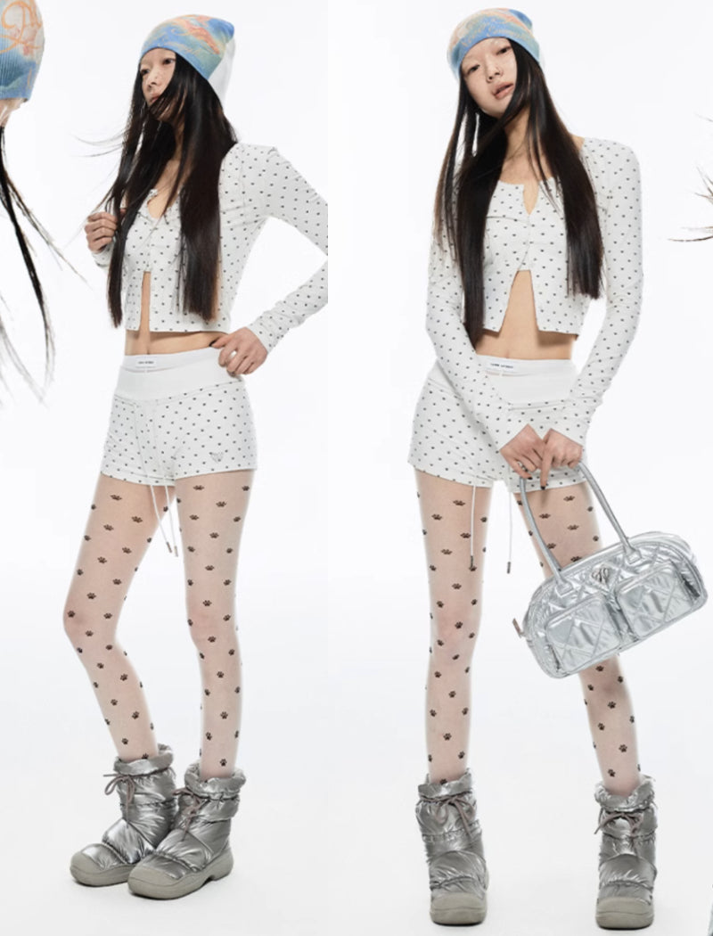 KITTEN 2-PIECE SET – WHITE