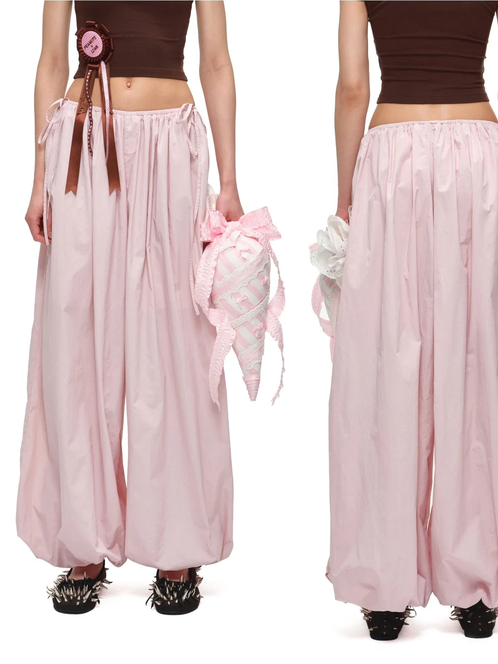 AIRY BALLOON PARACHUTE TROUSERS – 3colors