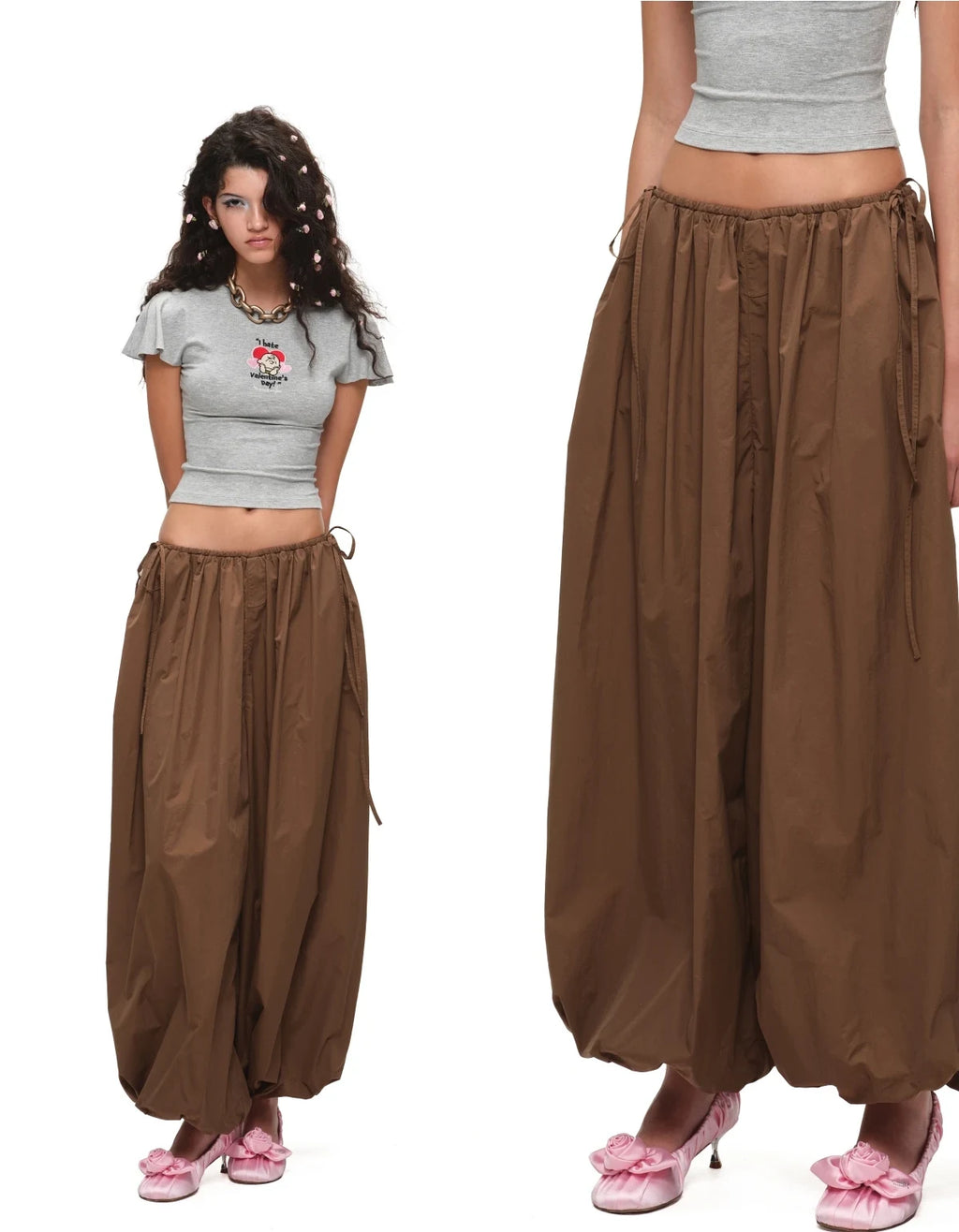 AIRY BALLOON PARACHUTE TROUSERS – 3colors