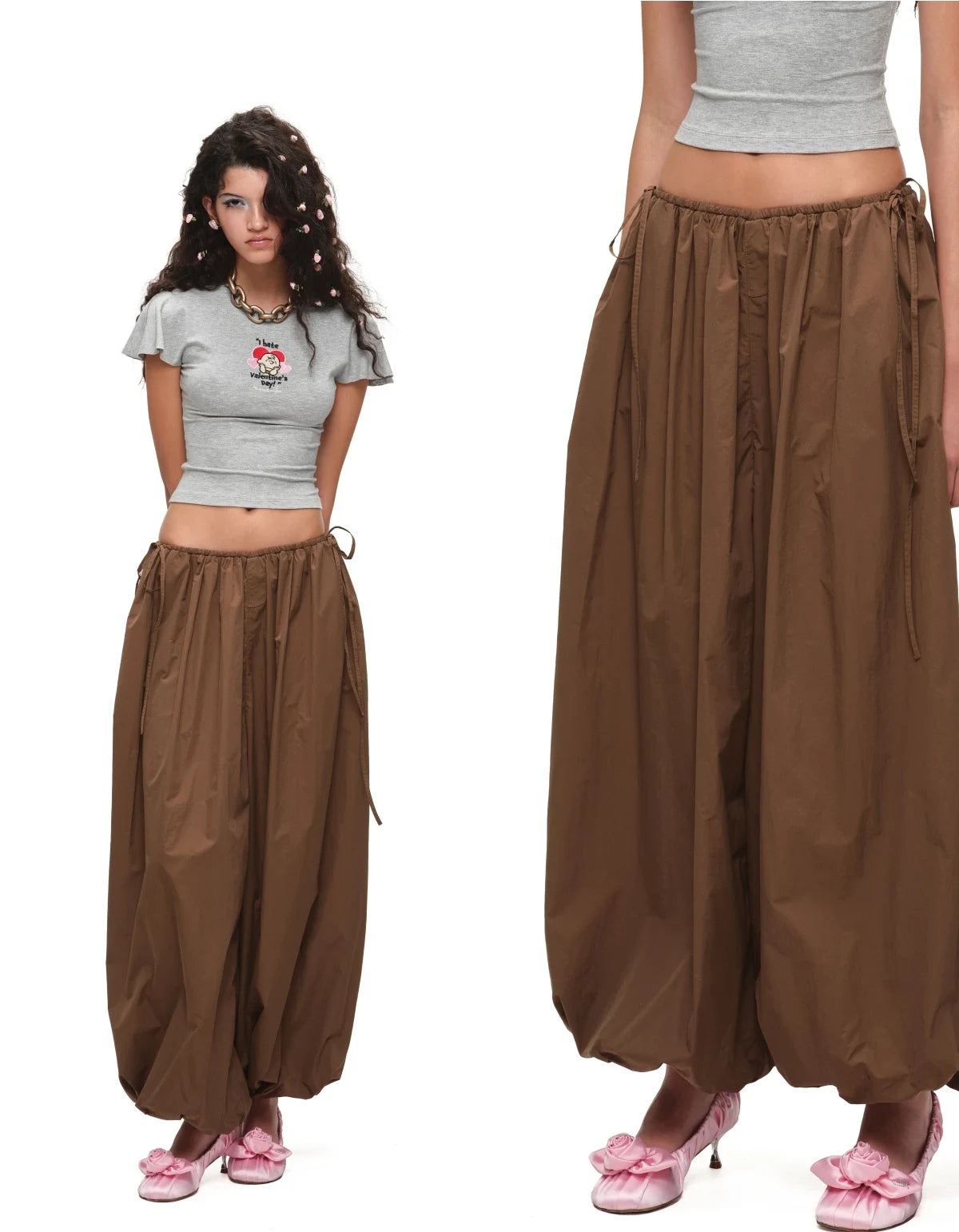 AIRY BALLOON PARACHUTE TROUSERS – 3colors
