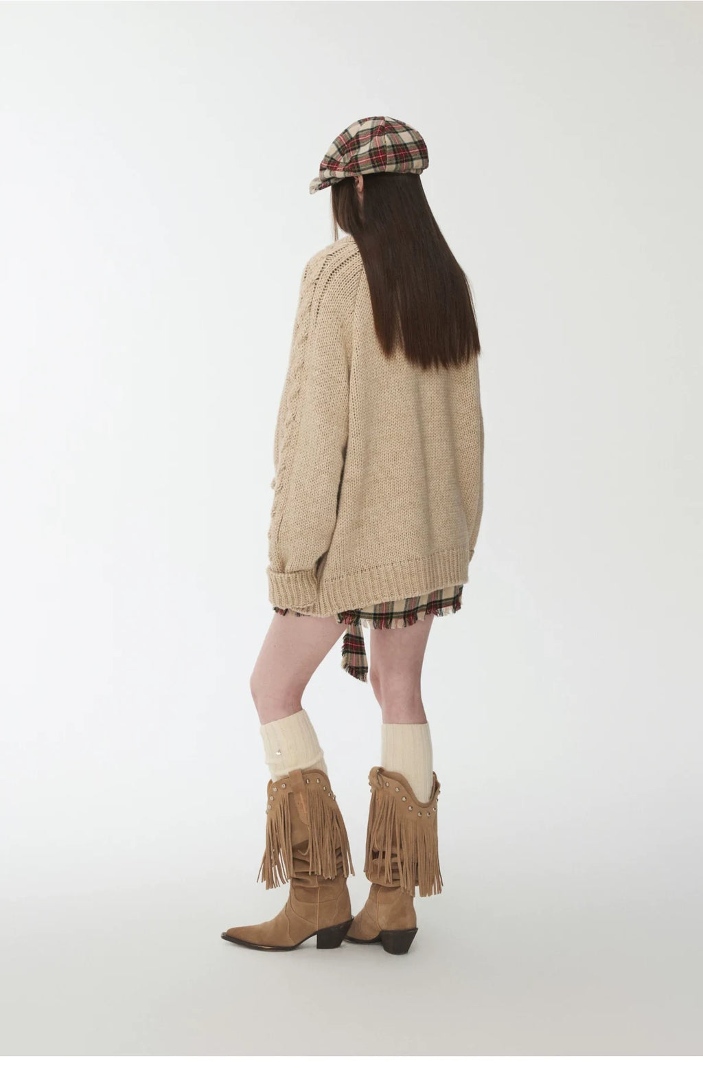 FAIR ISLE PONY JACQUARD TOGGLE CARDIGAN – 2colors