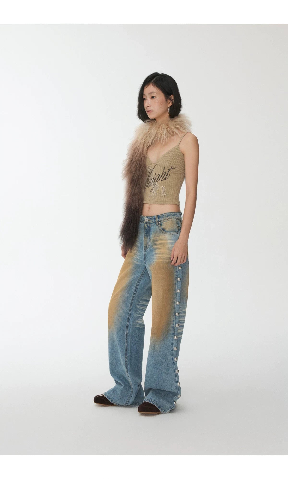 KNIGHT RHINESTONE CABLE-KNIT CAMI – 3colors