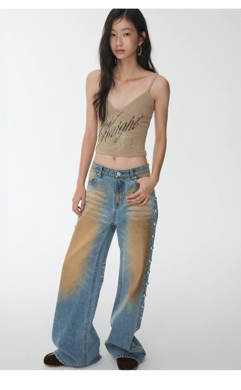 KNIGHT RHINESTONE CABLE-KNIT CAMI – 3colors