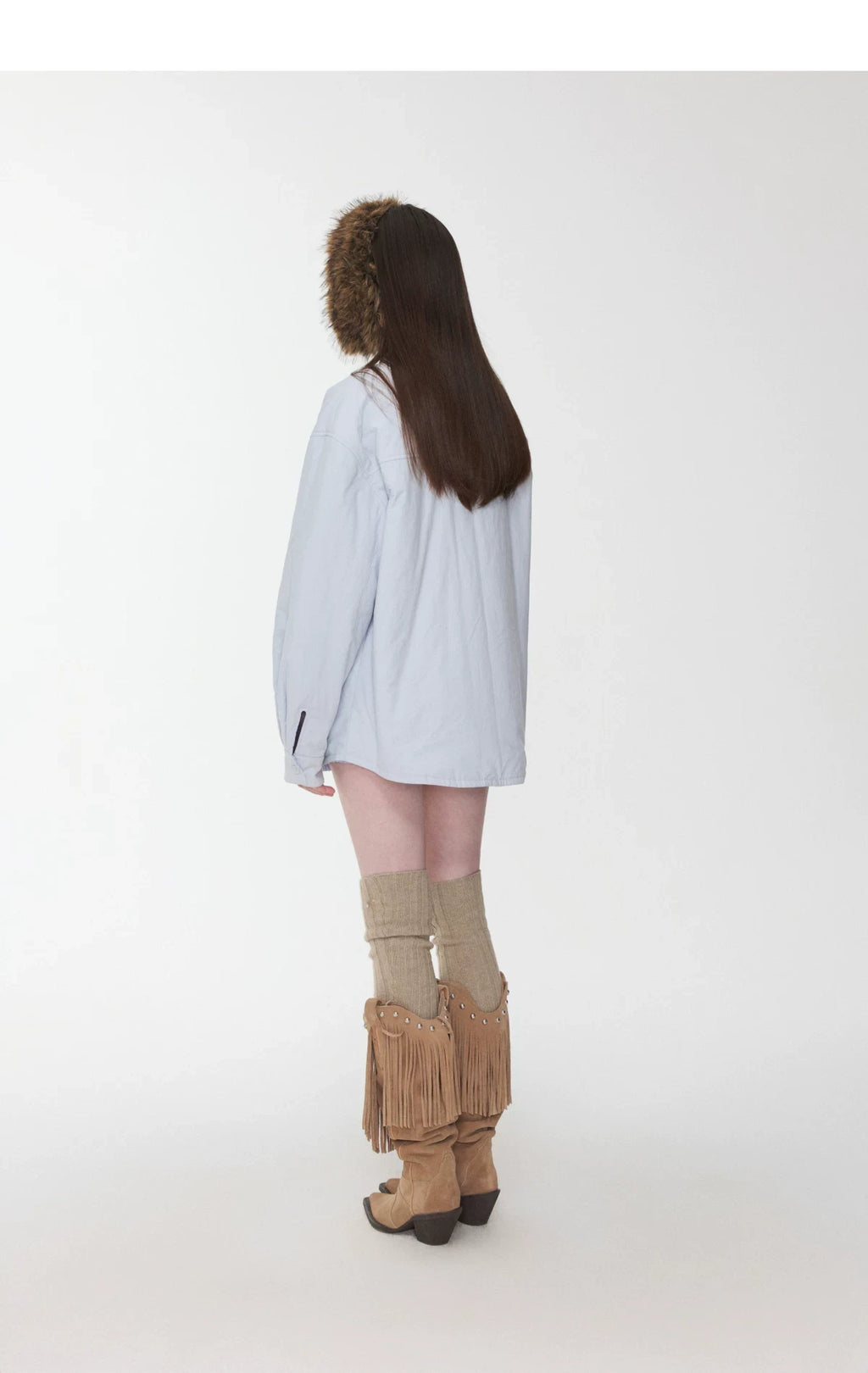 MERINO WOOL OVER-KNEE LEG WARMERS – 5colors