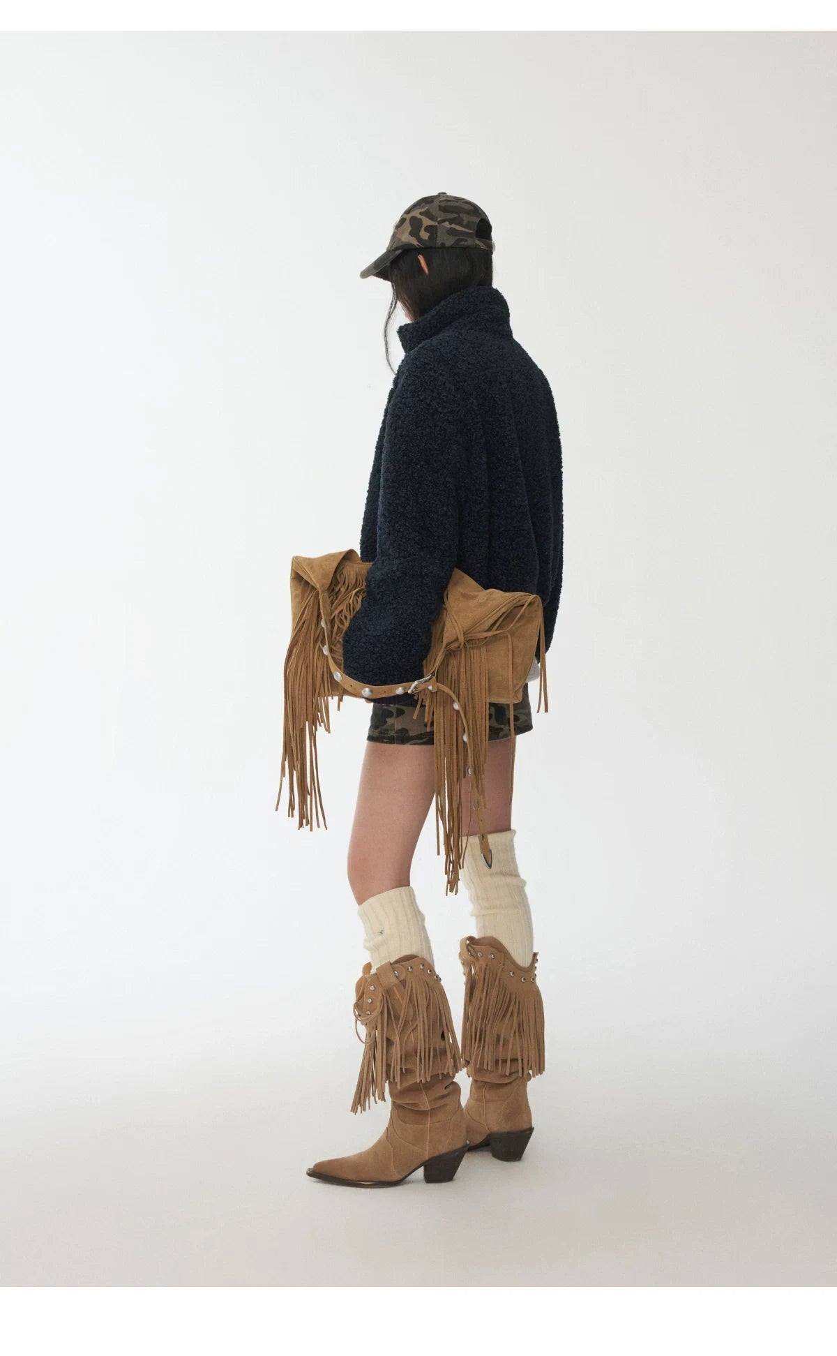 MERINO WOOL OVER-KNEE LEG WARMERS – 5colors