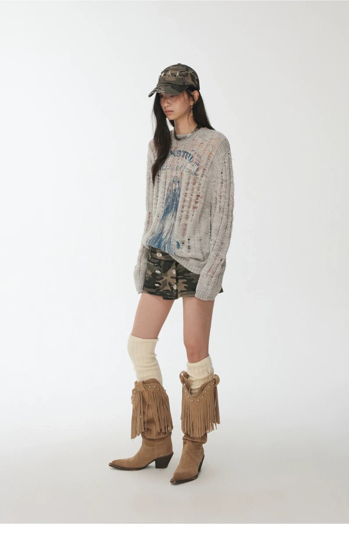 MERINO WOOL OVER-KNEE LEG WARMERS – 5colors