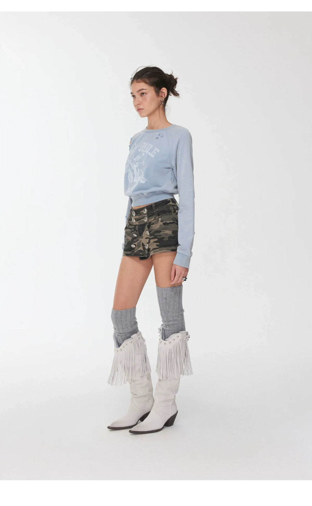 MERINO WOOL OVER-KNEE LEG WARMERS – 5colors