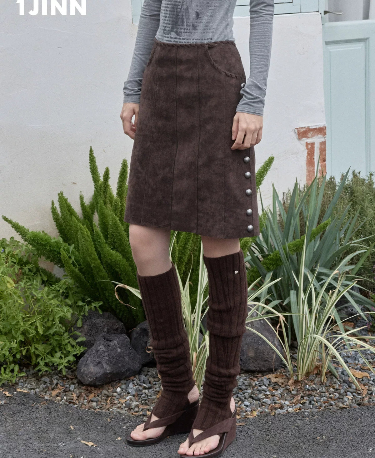 MERINO WOOL OVER-KNEE LEG WARMERS – 5colors