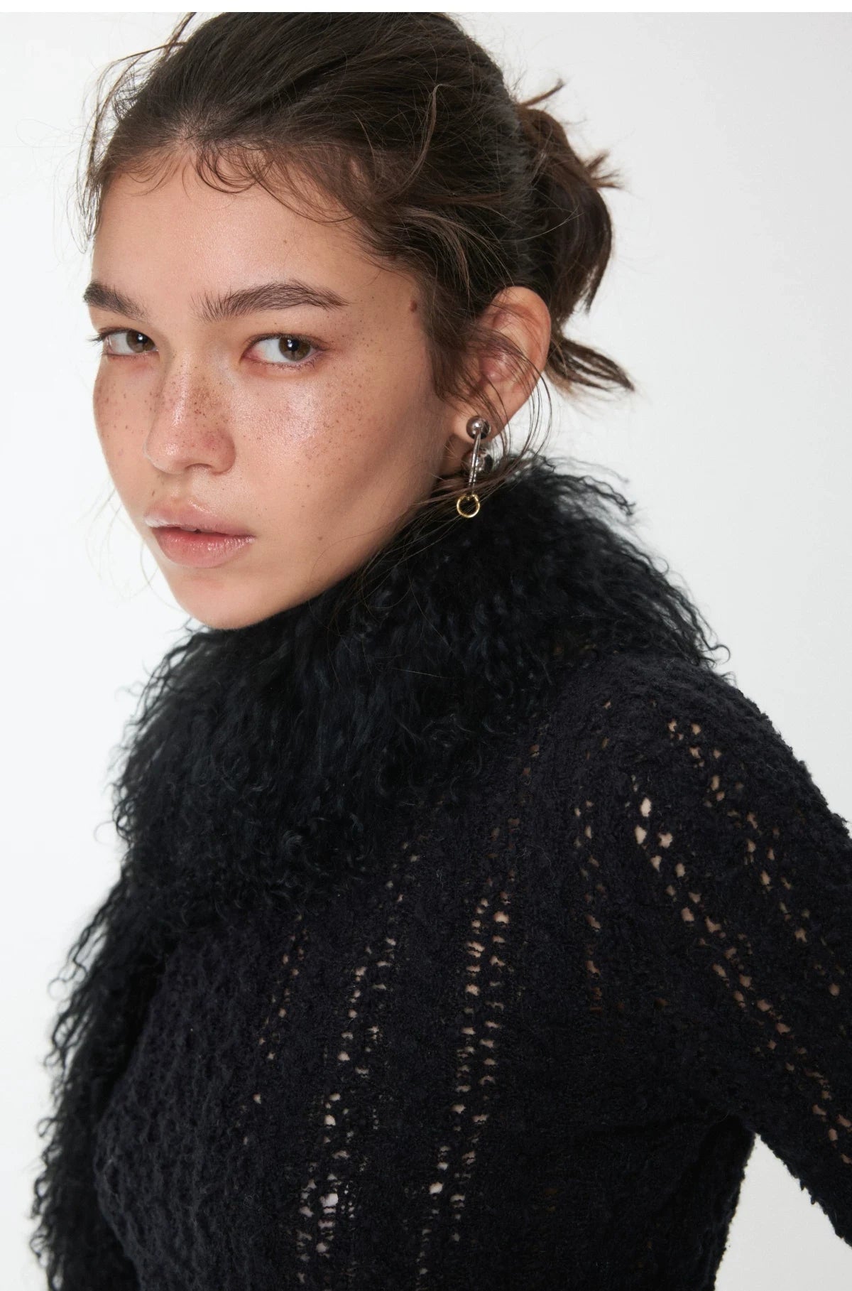 OMBRE TIBETAN LAMB FUR SCARF – 2colors