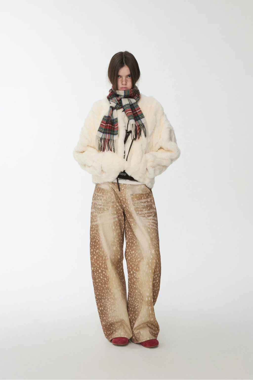 REX RABBIT FUR TOGGLE JACKET