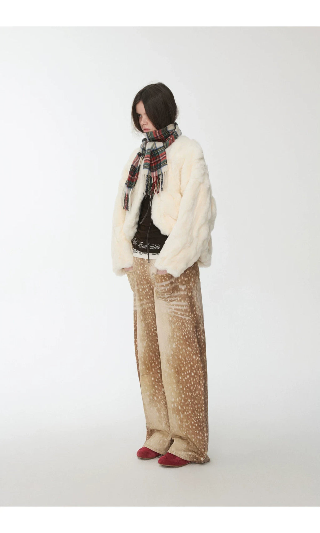 REX RABBIT FUR TOGGLE JACKET