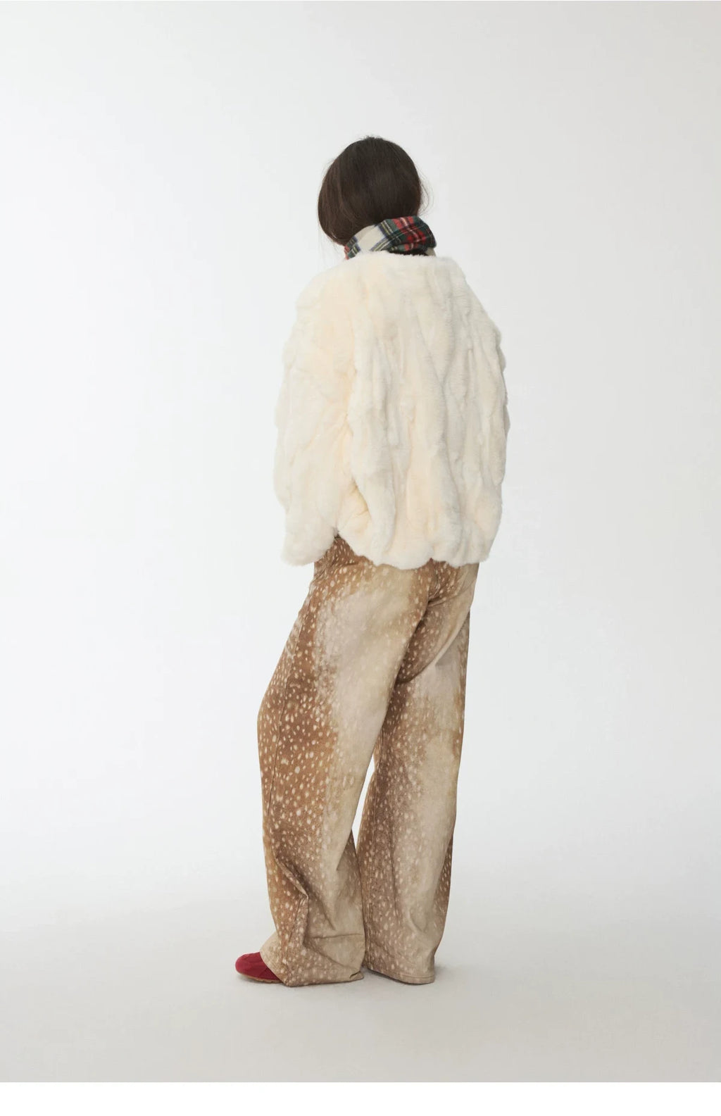 REX RABBIT FUR TOGGLE JACKET