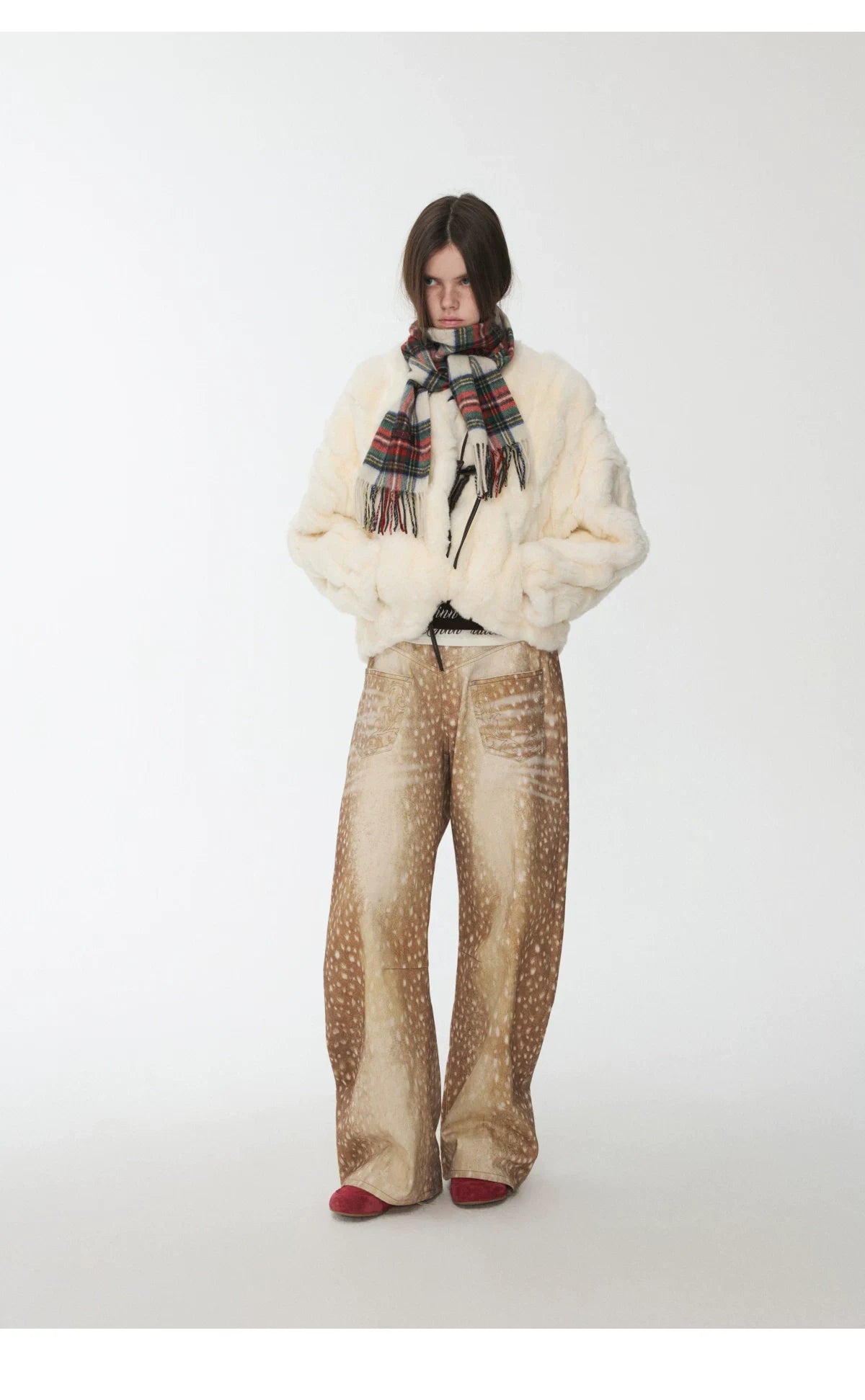 REX RABBIT FUR TOGGLE JACKET