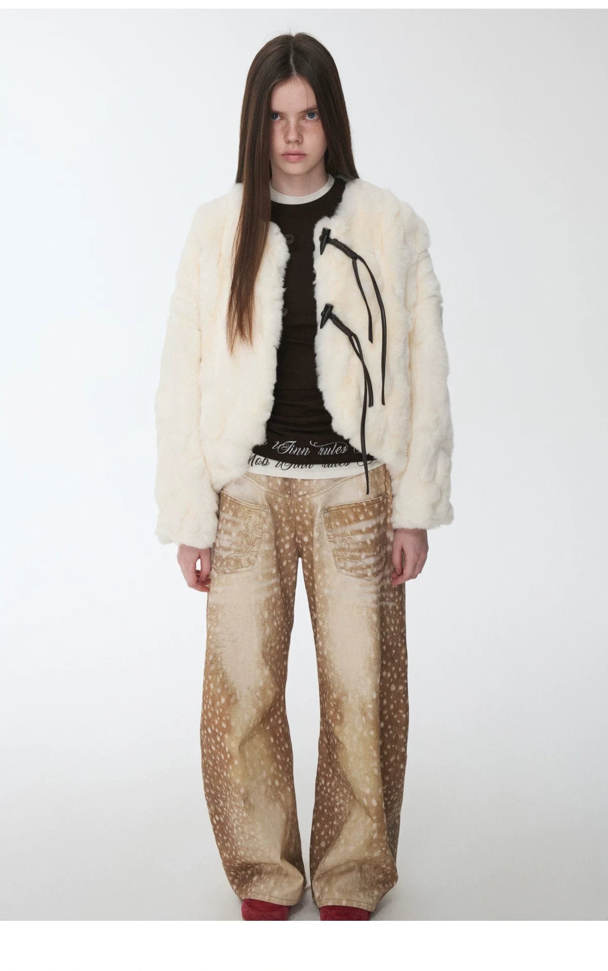 REX RABBIT FUR TOGGLE JACKET