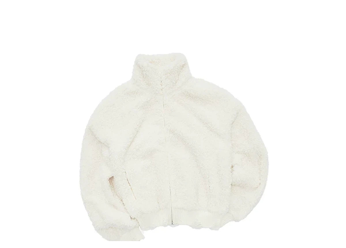 STAND-COLLAR SHERPA SHORT JACKET – 2colors