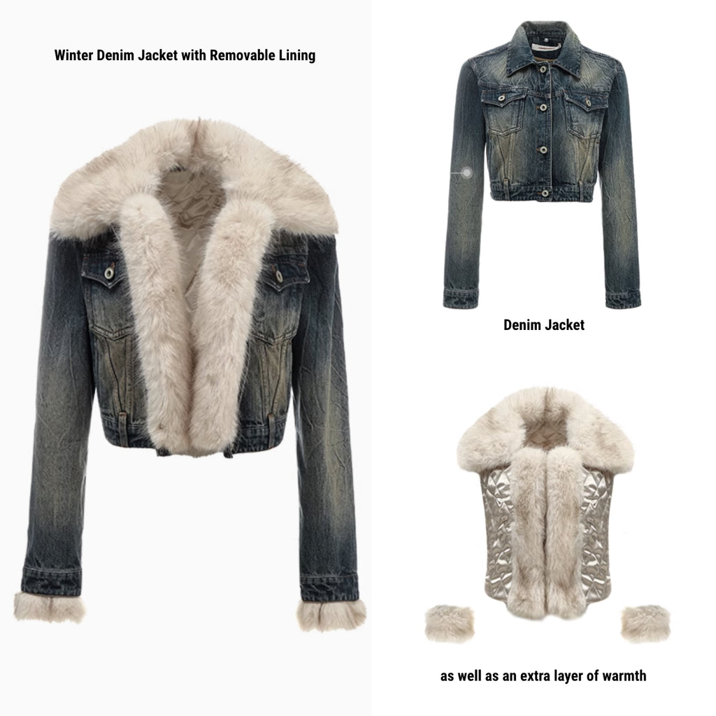 KOBE DENIM JACKET WITH REMOVABLE LINER & JEANS & 2-PIECE SET
