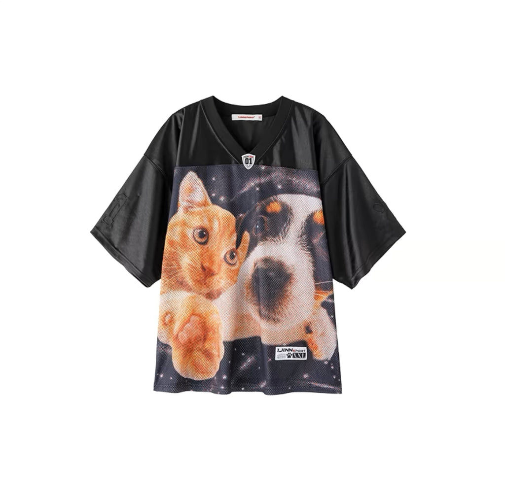 I LOVE DOG AND CAT OVERSIZED T-SHIRT – 2colors