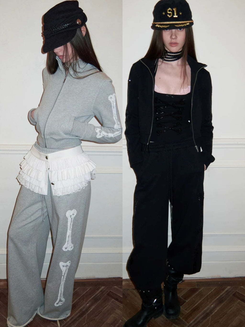 ZIN STAND-COLLAR SWEATSHIRT & JOGGER SET – 2colors