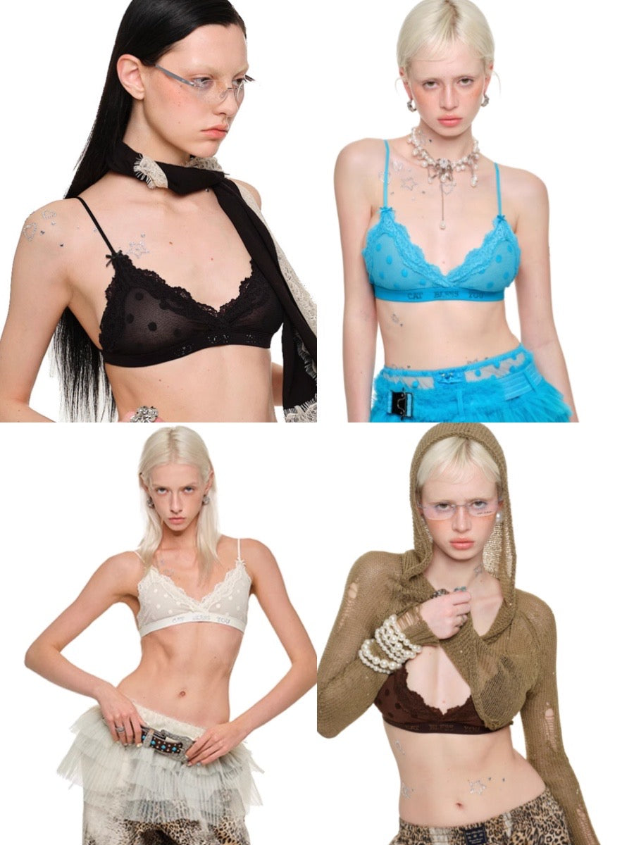 QUINNY LACE BRALETTE – 5colors