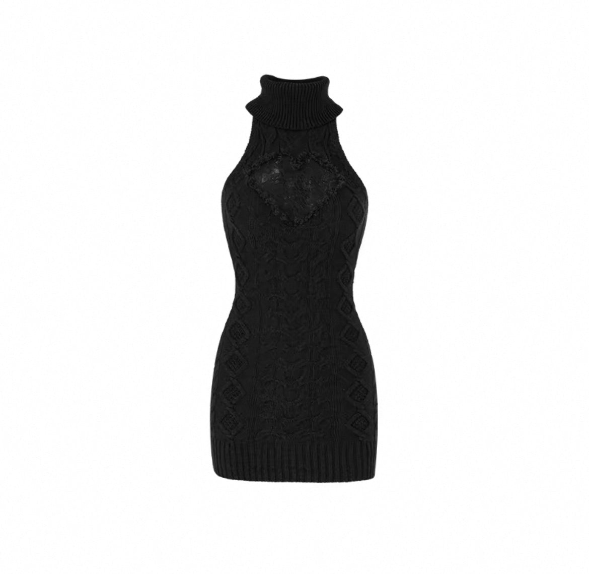 ARIA CABLE KNIT VEST DRESS – 3colors