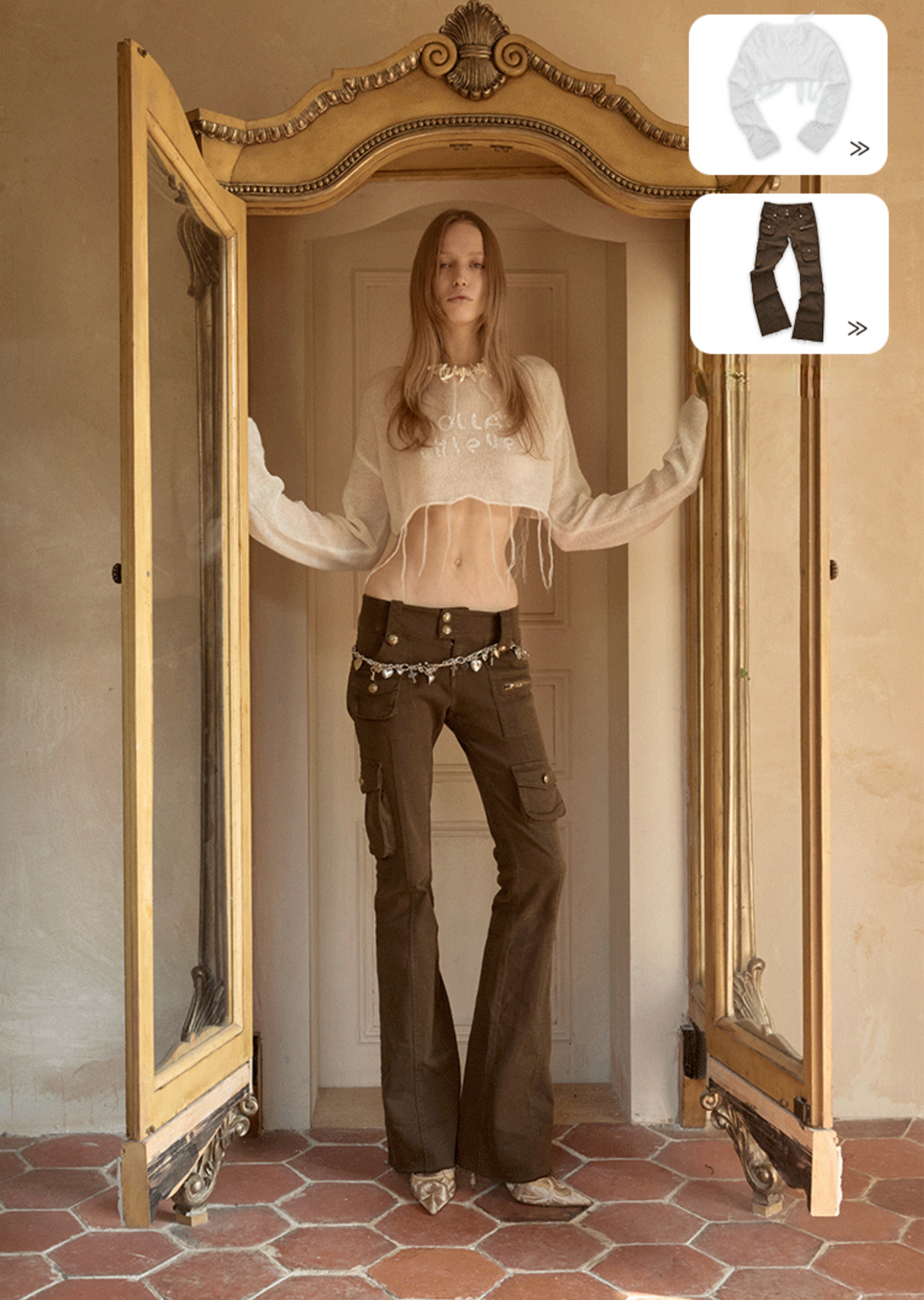 SEQUIN SHEER KNIT CROPPED SWEATER – 3colors