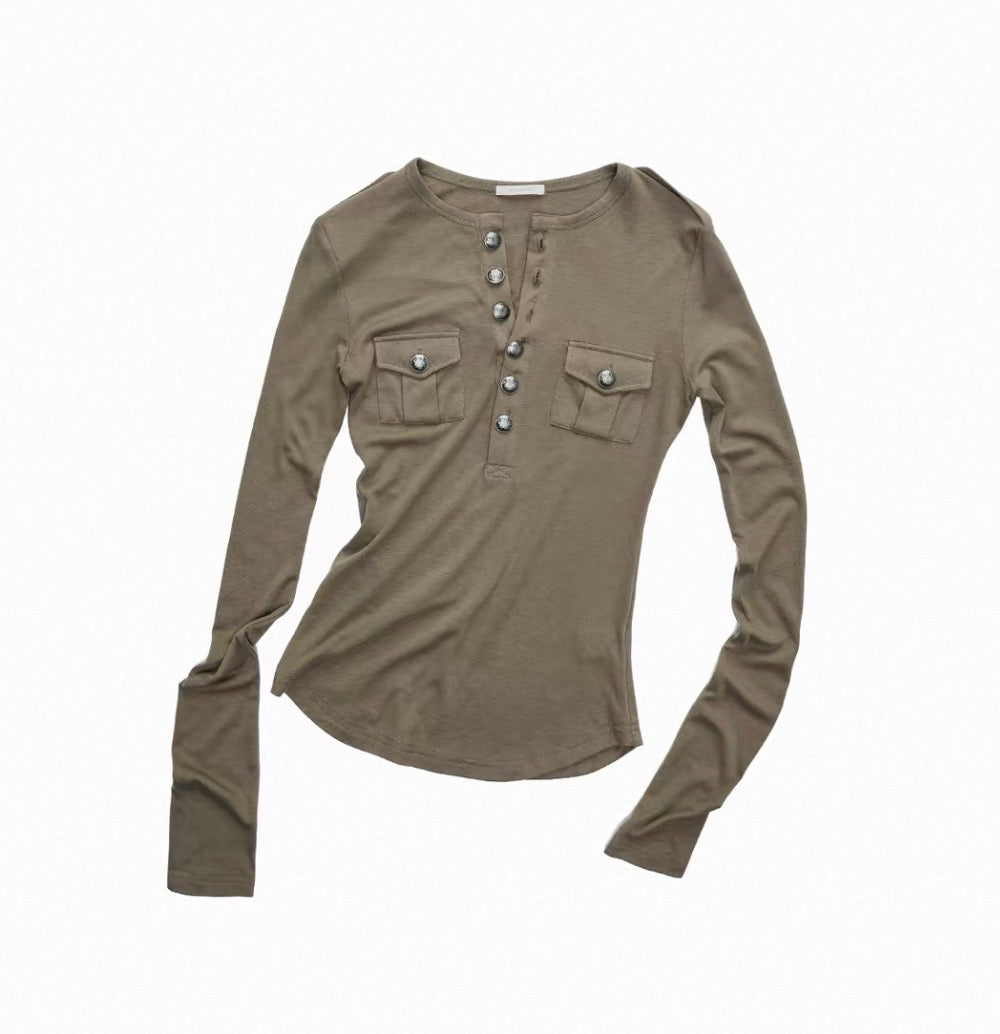 GUN HENLEY T-SHIRT – 3colors