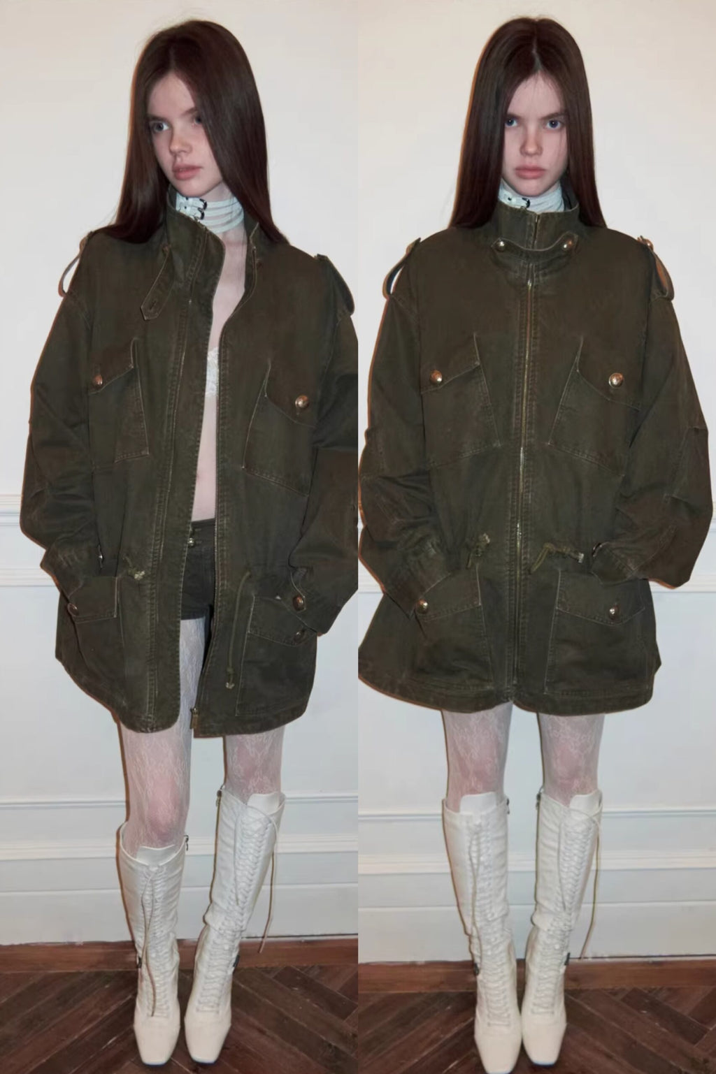 UTILITY CINCH FIELD JACKET - 2colors