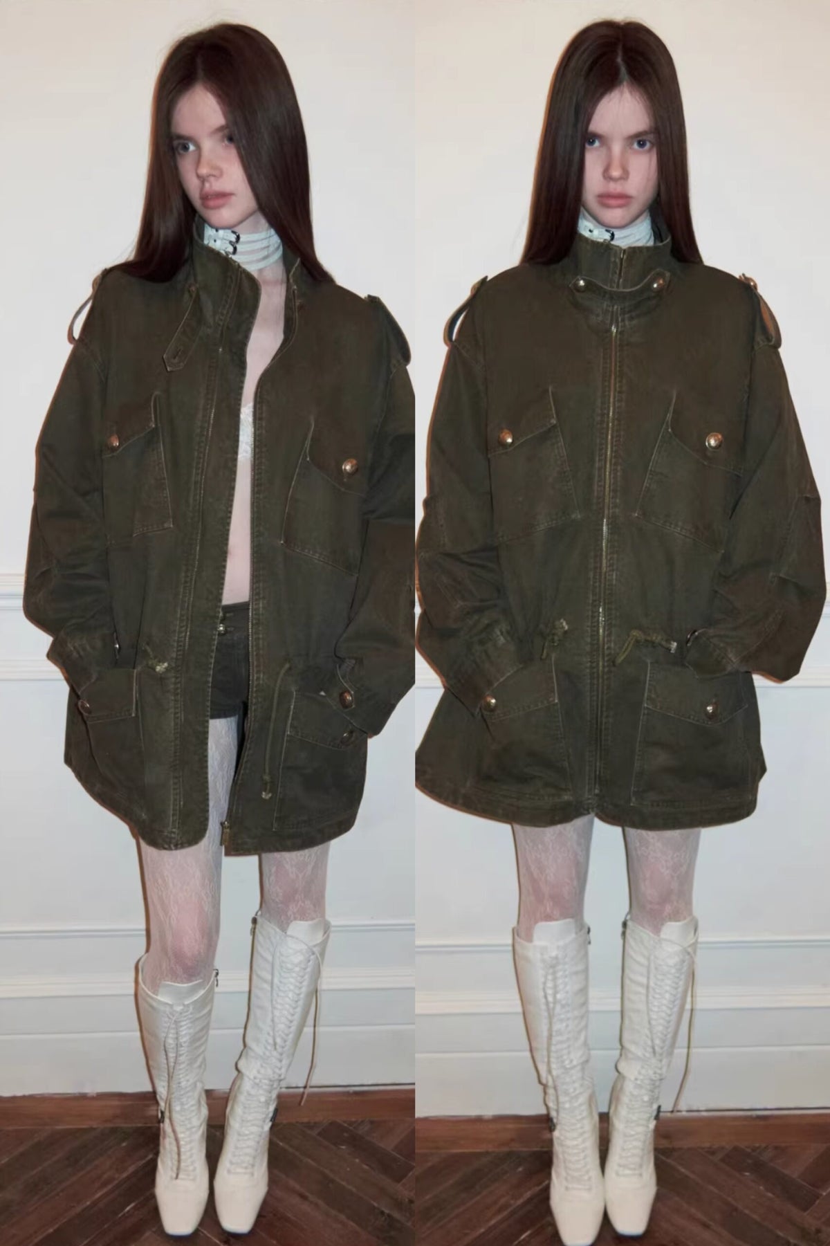 UTILITY CINCH FIELD JACKET - 2colors