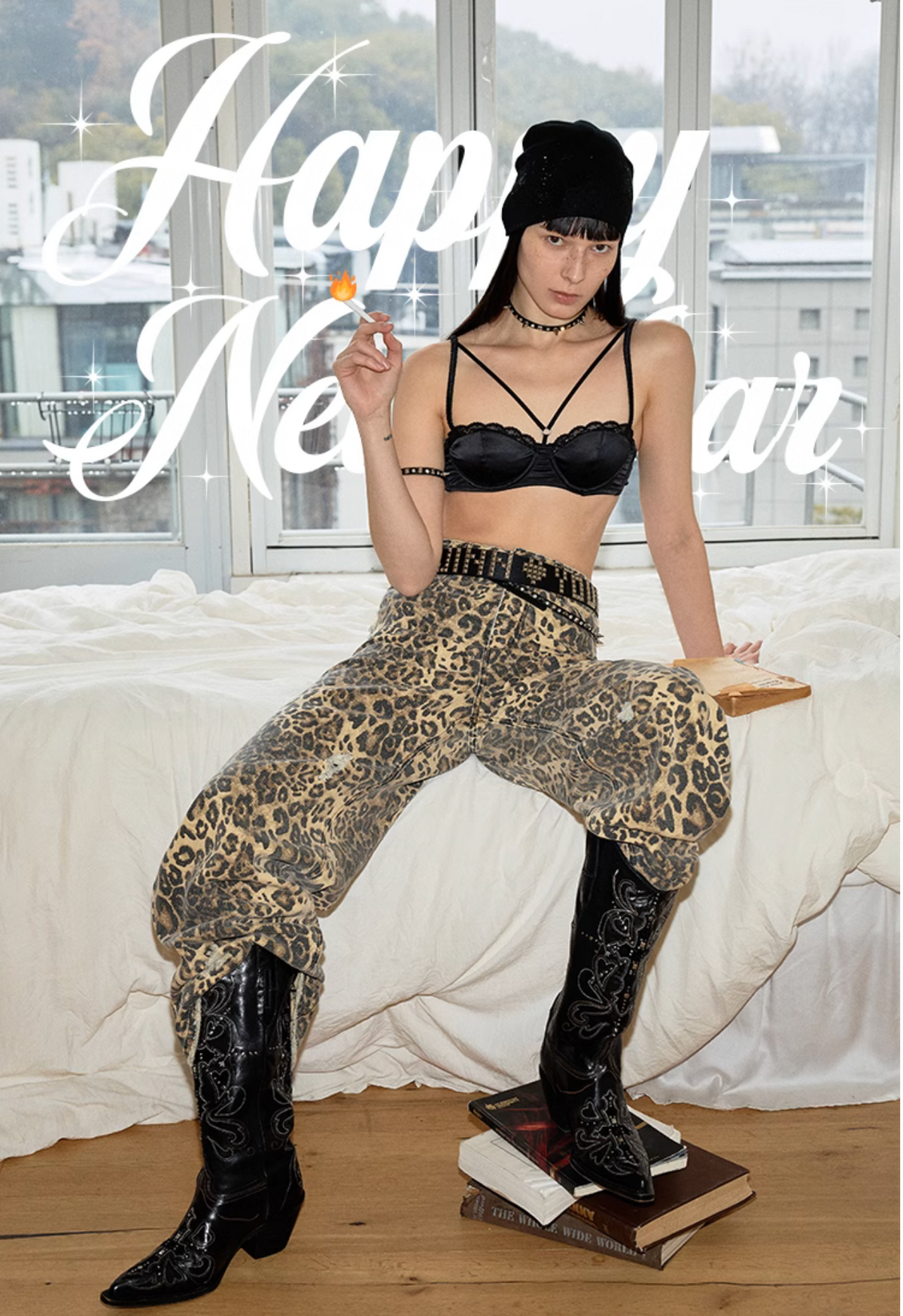LEOPARD FADE COLOSSUS JEANS