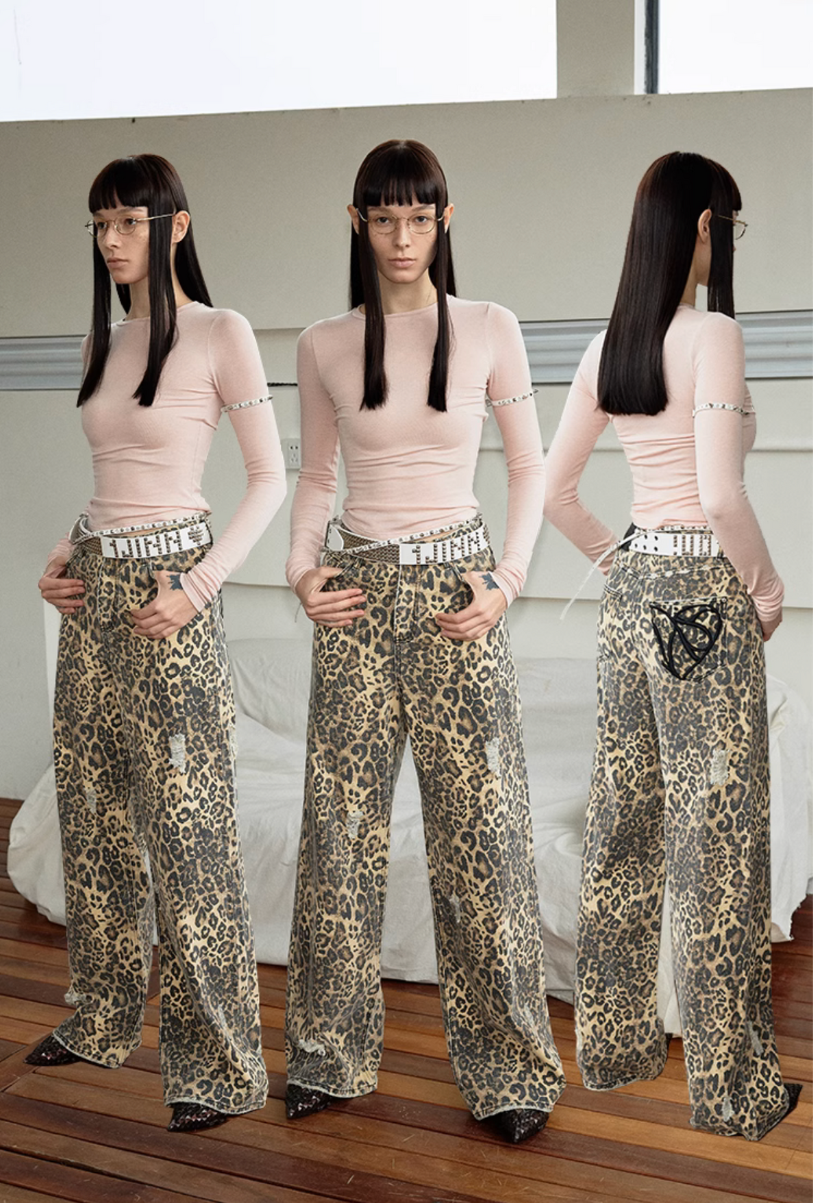 LEOPARD FADE COLOSSUS JEANS