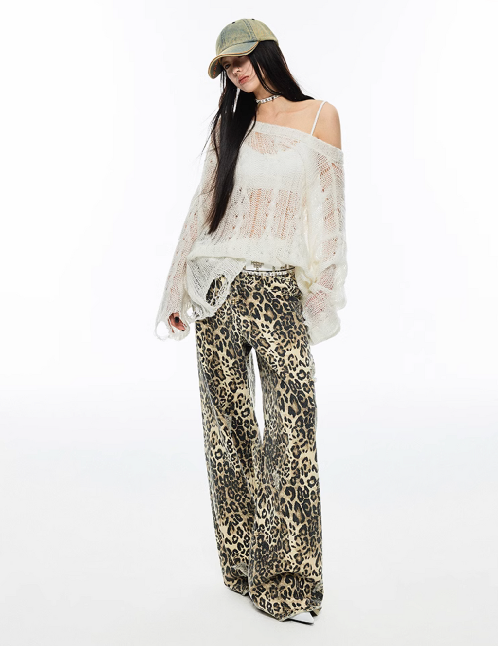 LEOPARD FADE COLOSSUS JEANS