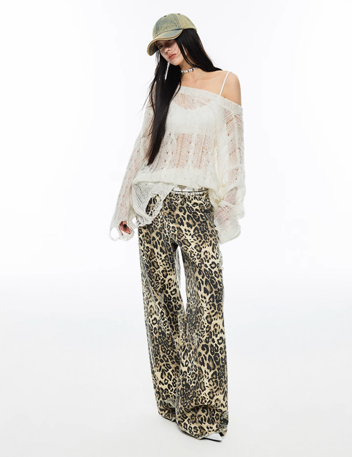 LEOPARD FADE COLOSSUS JEANS