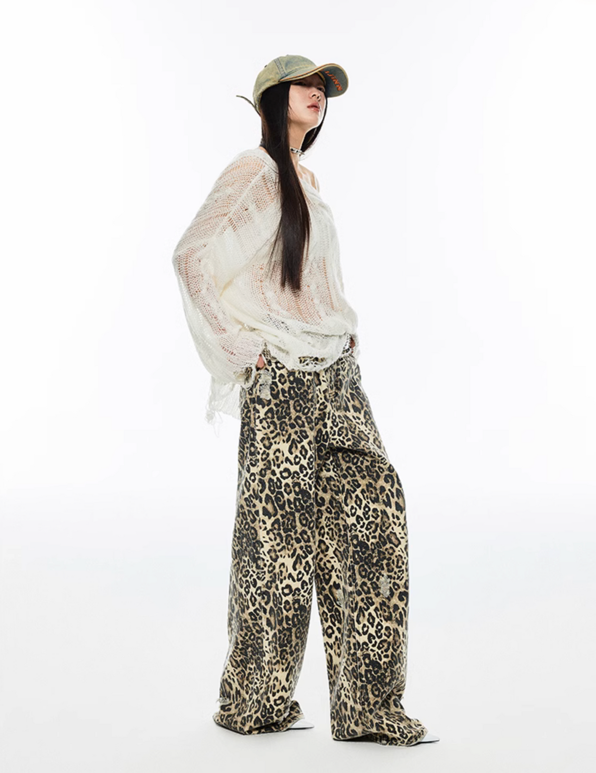 LEOPARD FADE COLOSSUS JEANS