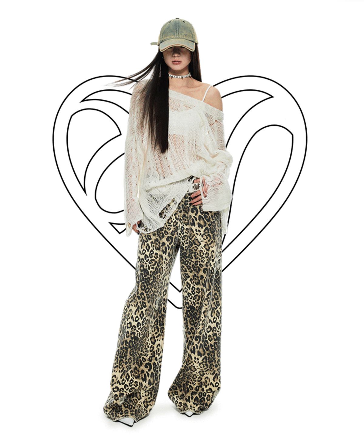 LEOPARD FADE COLOSSUS JEANS