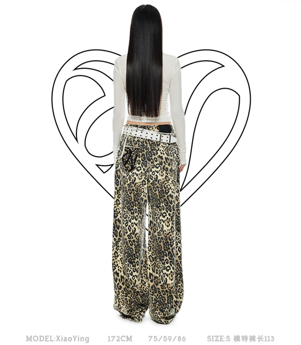 LEOPARD FADE COLOSSUS JEANS