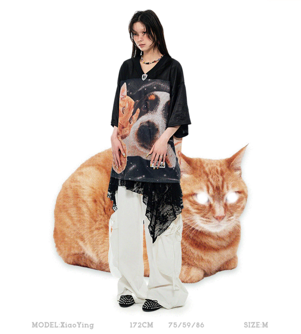I LOVE DOG AND CAT OVERSIZED T-SHIRT – 2colors
