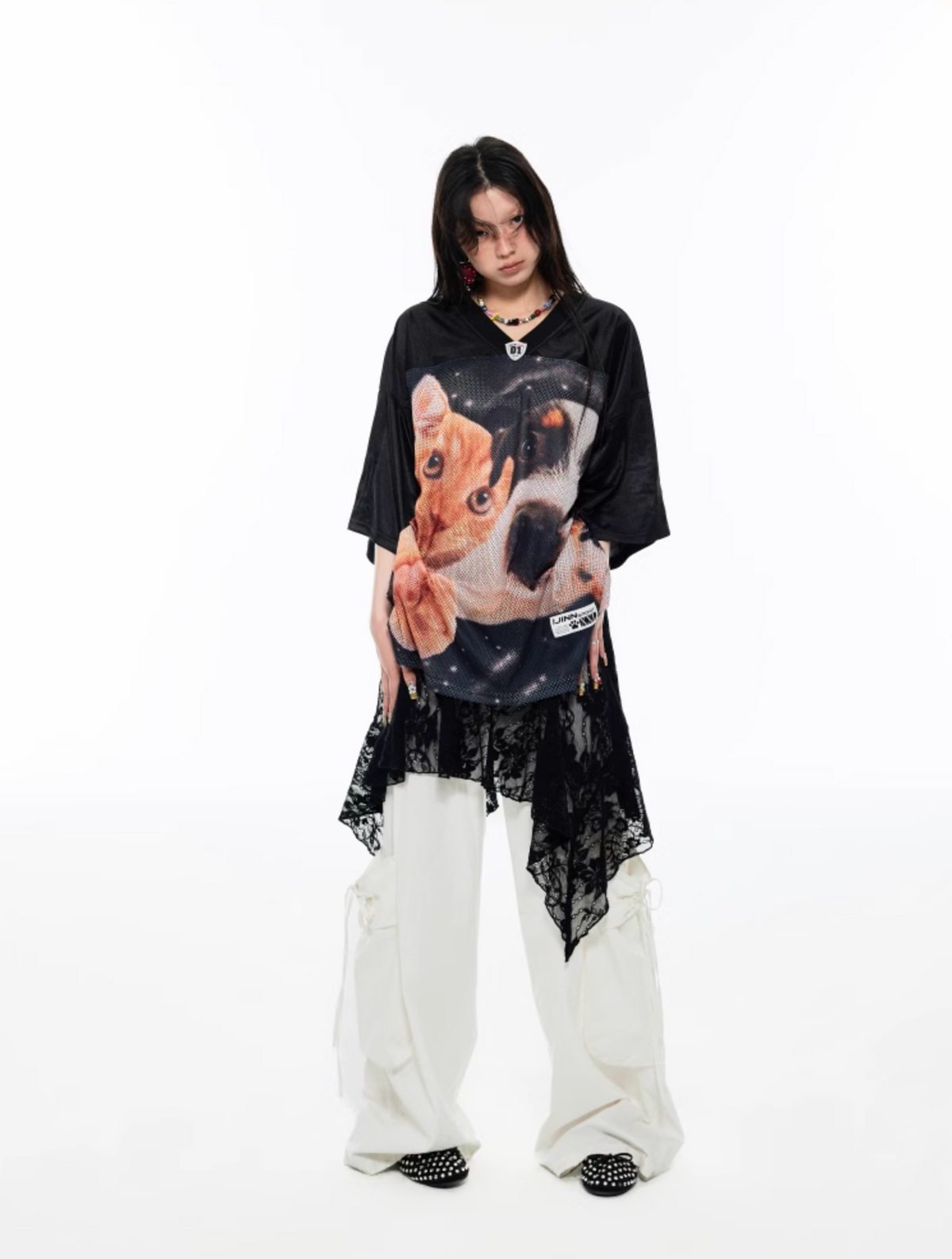 I LOVE DOG AND CAT OVERSIZED T-SHIRT – 2colors