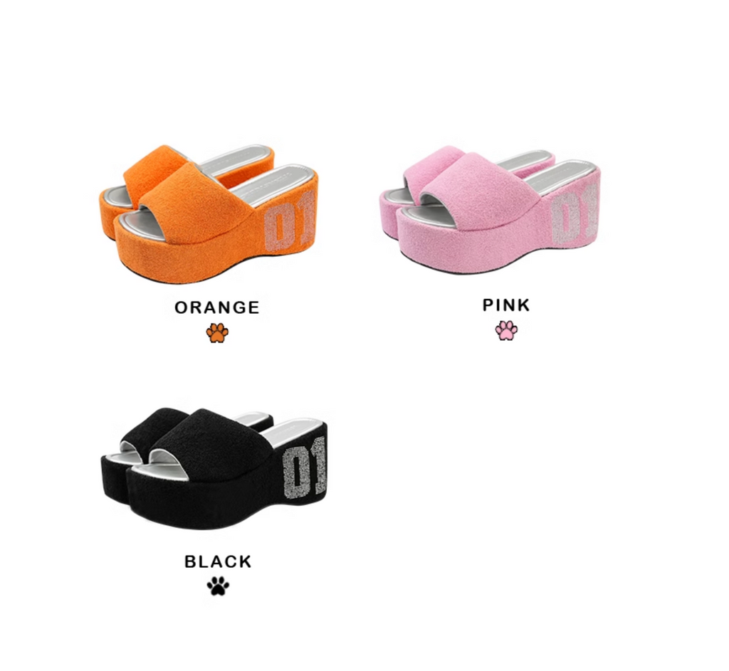 JETSET JEALOUSY PLATFORM SANDALS – ORANGE