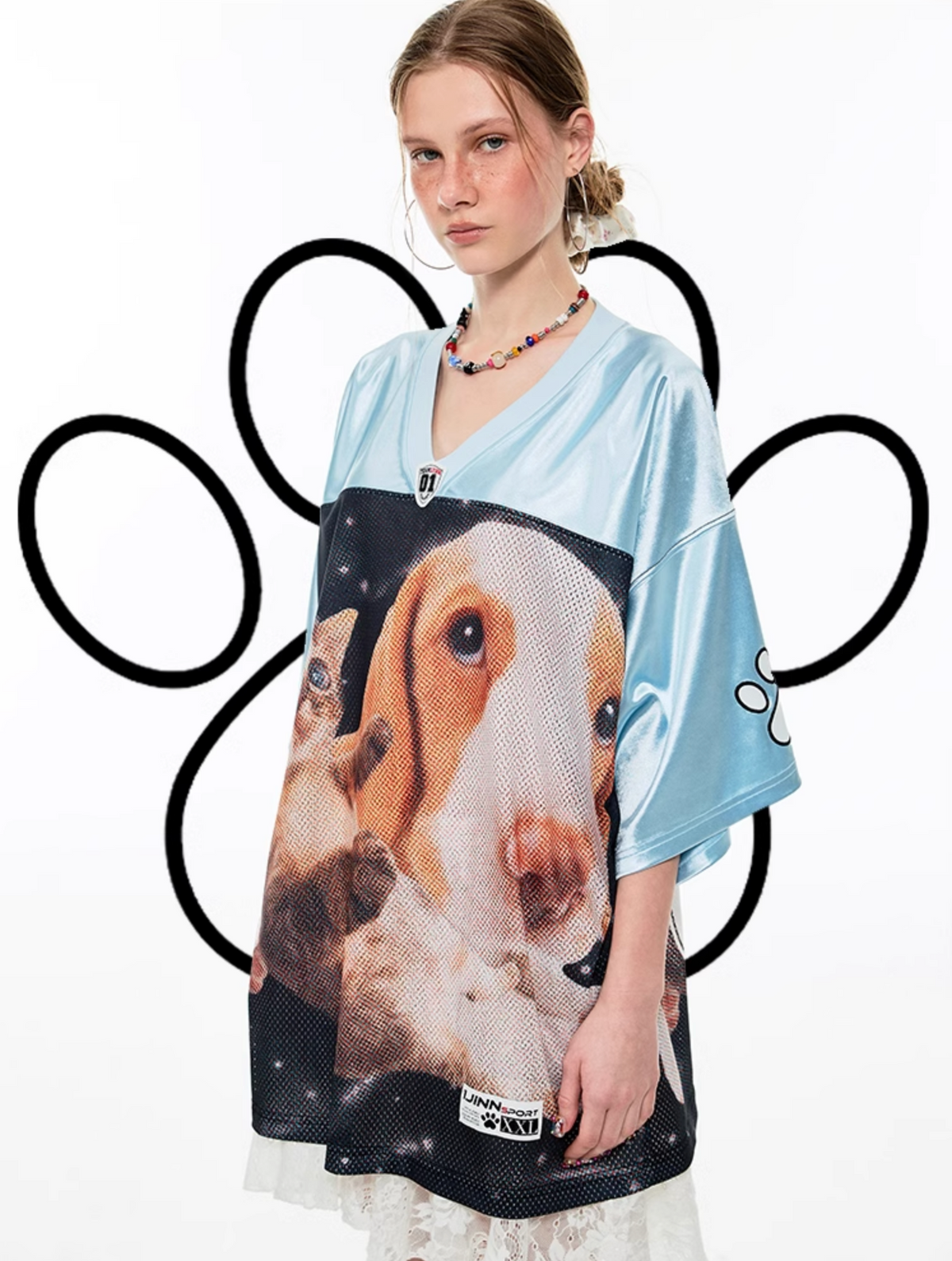 I LOVE DOG AND CAT OVERSIZED T-SHIRT – 2colors