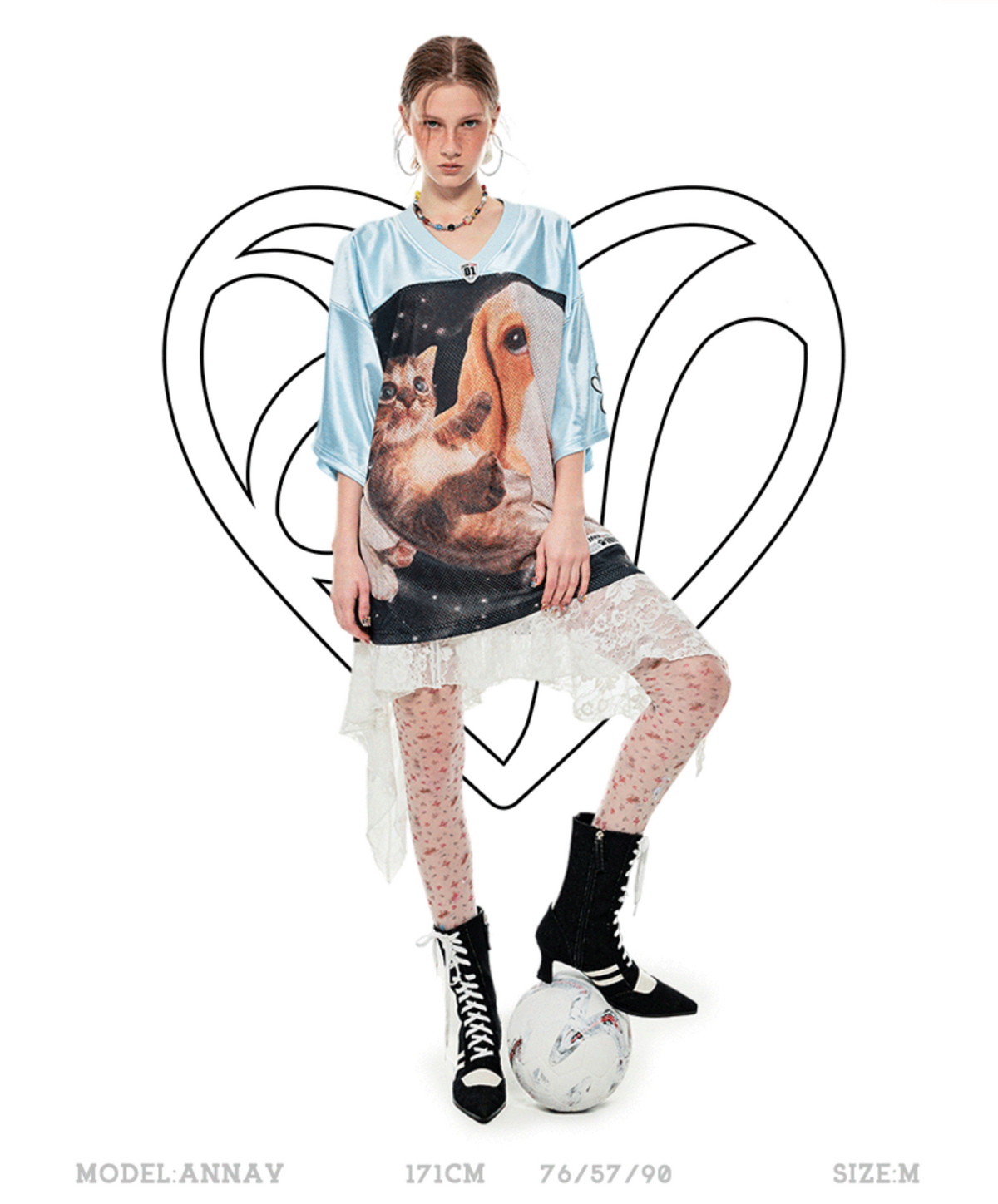 I LOVE DOG AND CAT OVERSIZED T-SHIRT – 2colors
