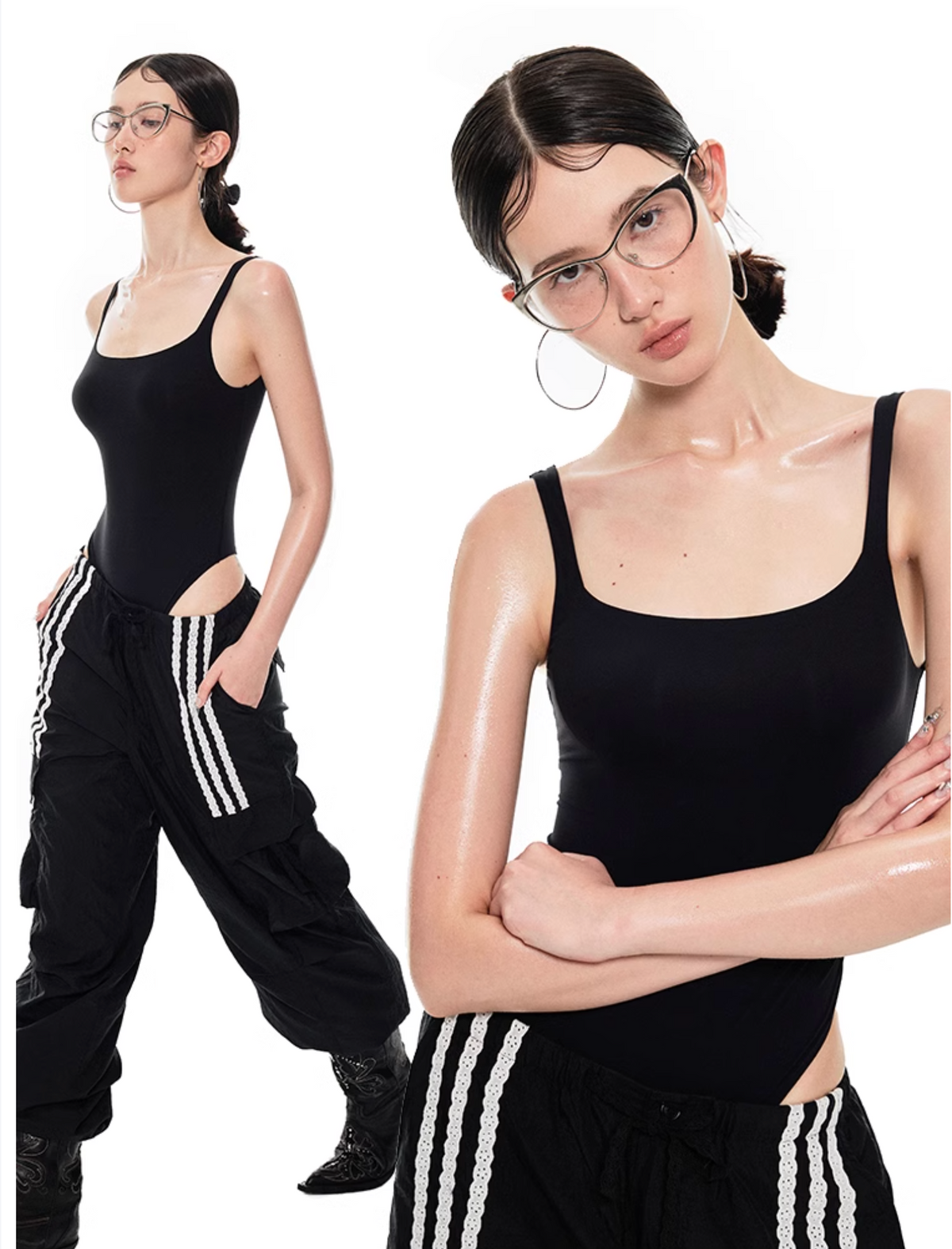 SQUARE NECK BODYSUIT – 4colors