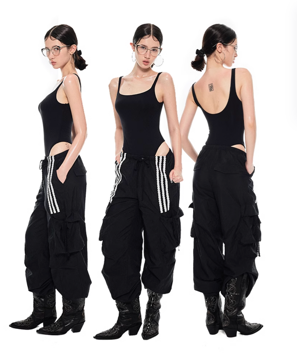 DOORS OPEN CARGO PANT – BLACK