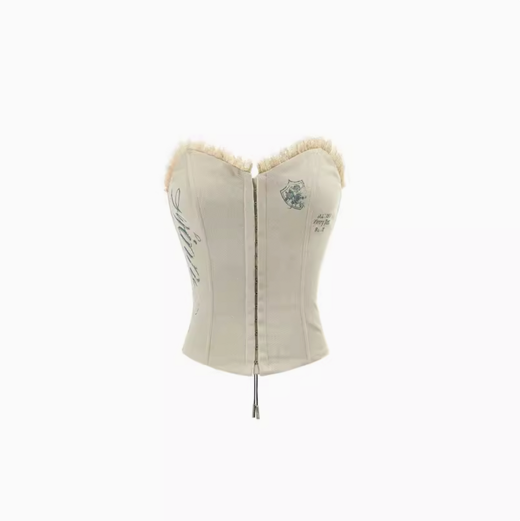 MANURI CORSET TOP – GRAY