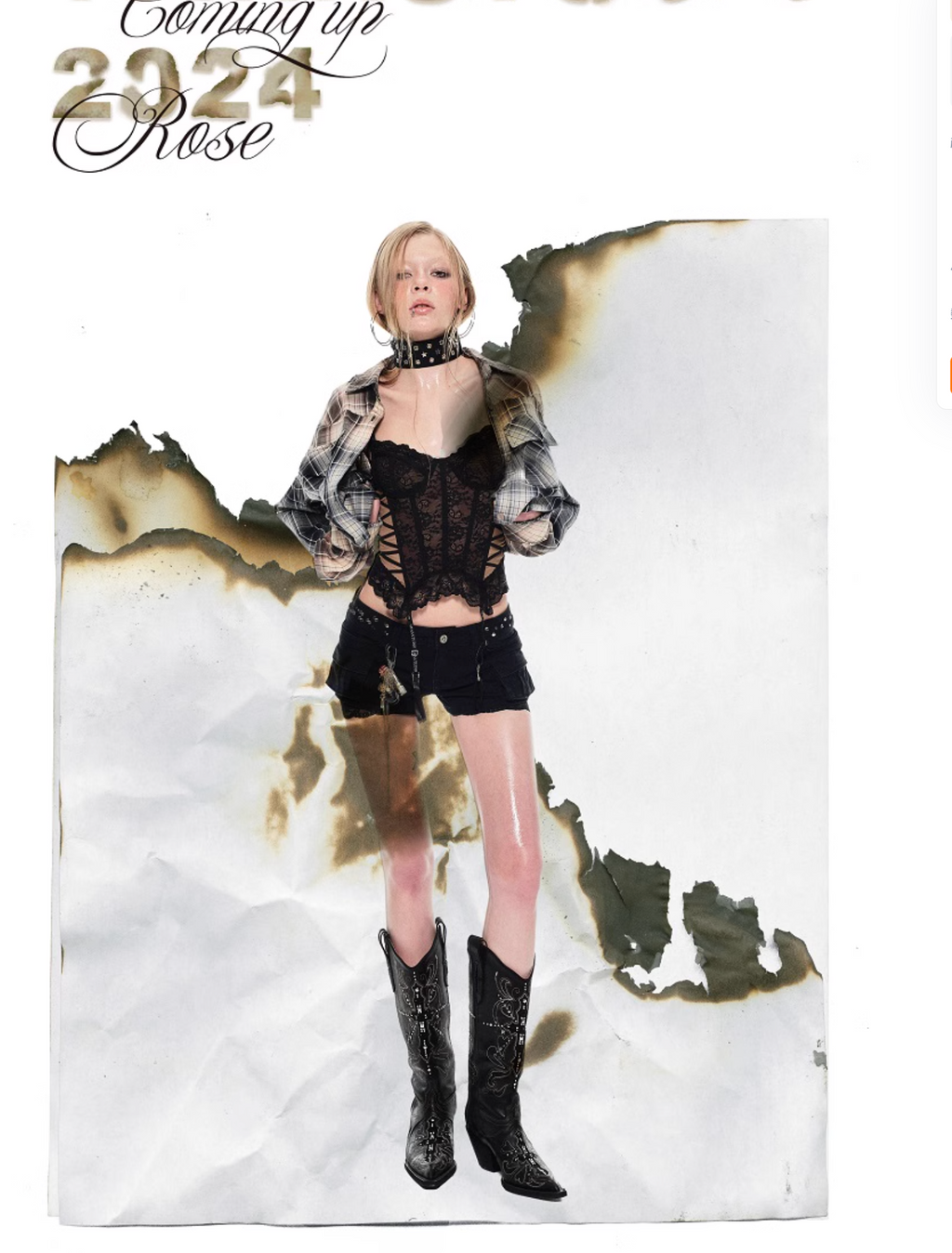 BRI LACE CORSET TOP – BLACK