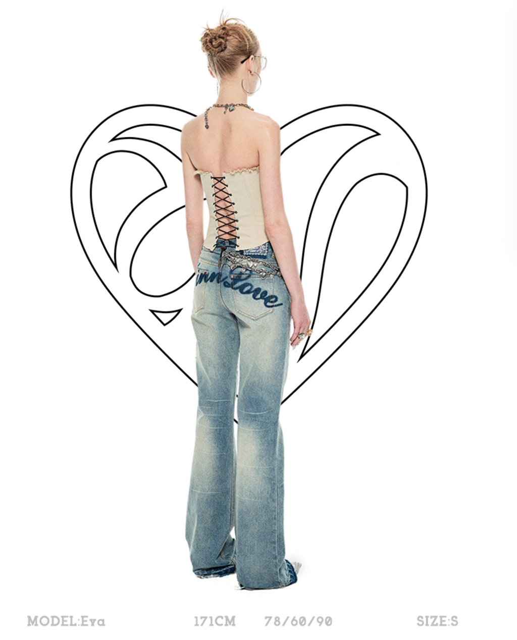 MANURI CORSET TOP – GRAY