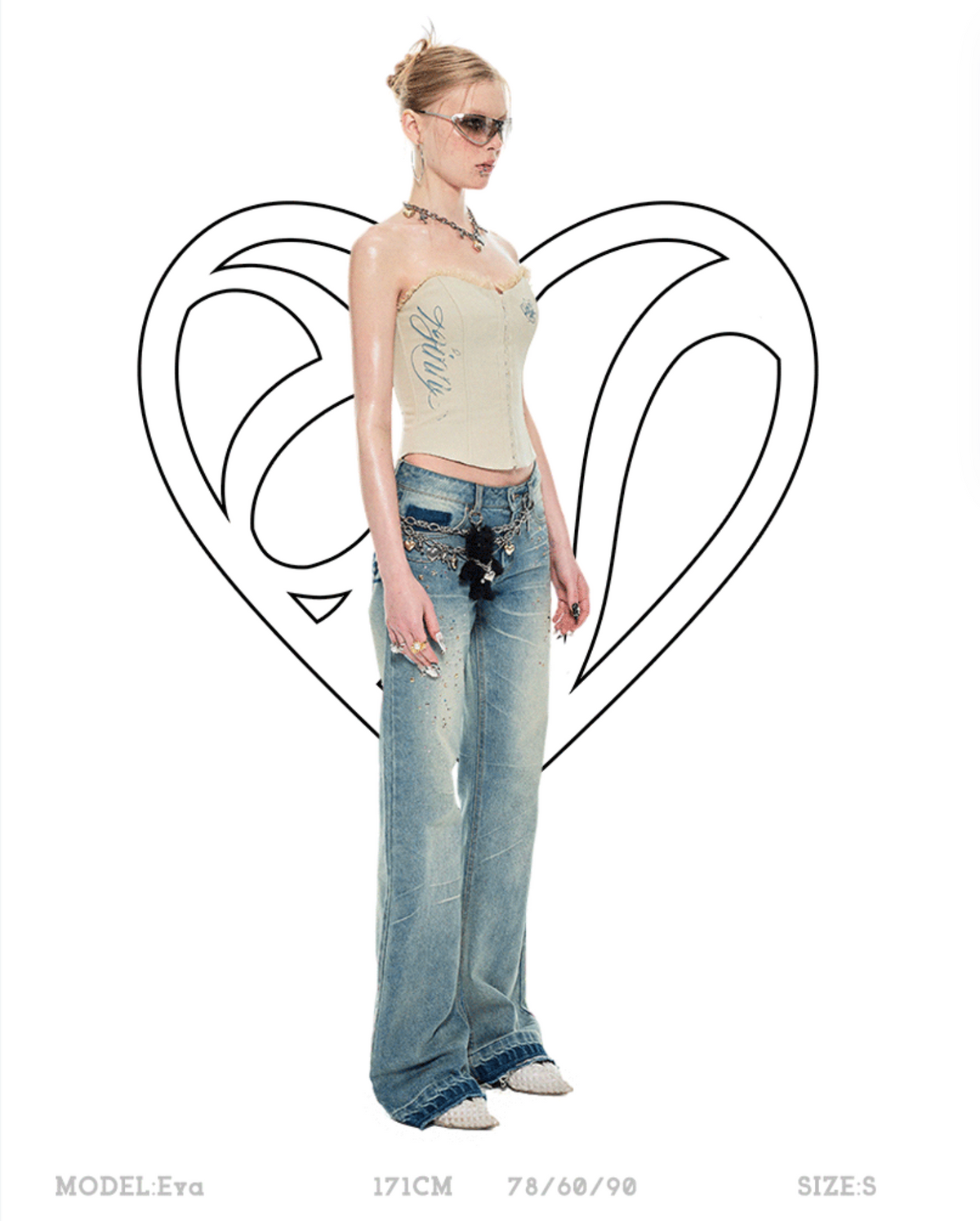 MANURI CORSET TOP – GRAY