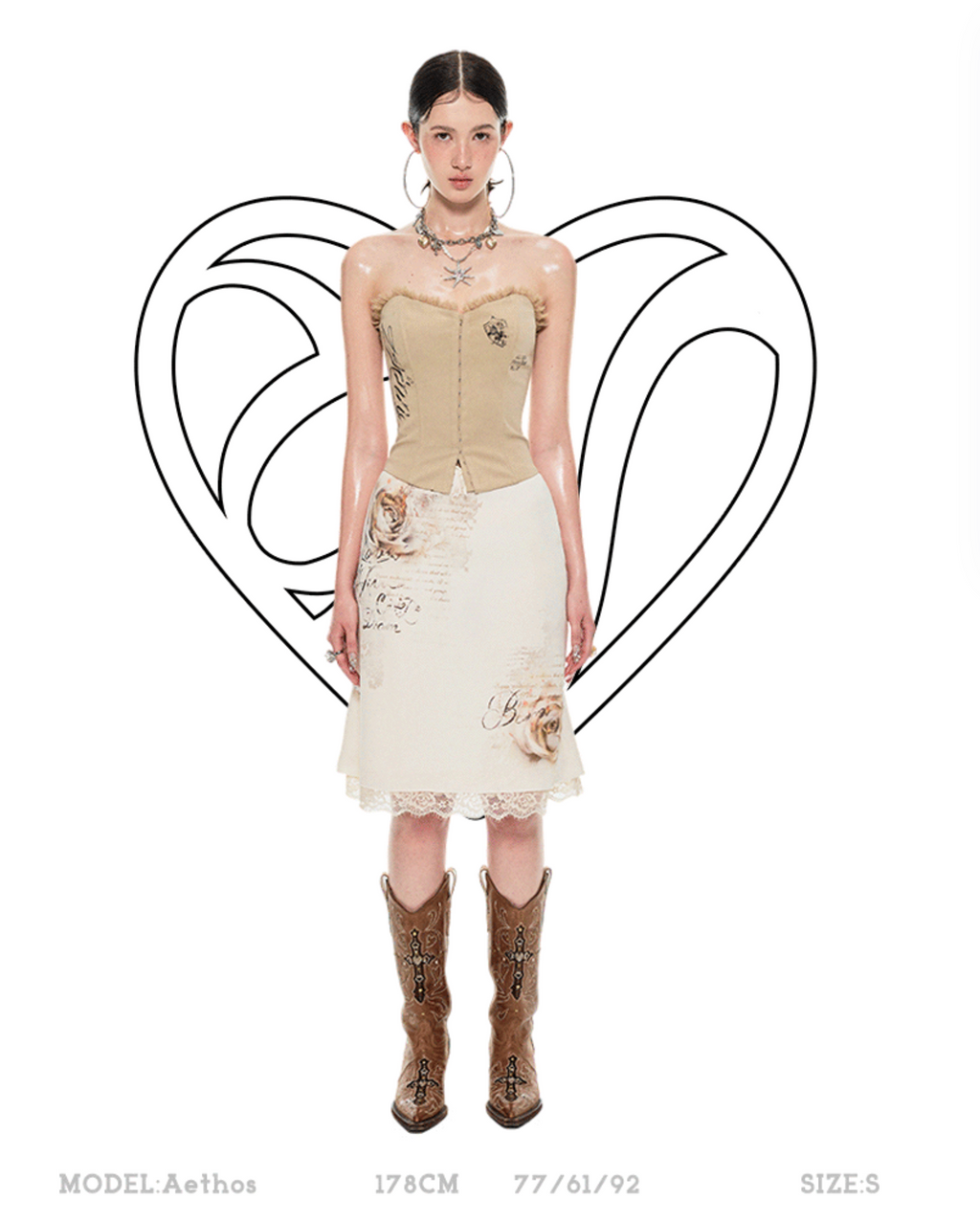 MANURI CORSET TOP – KHAKI