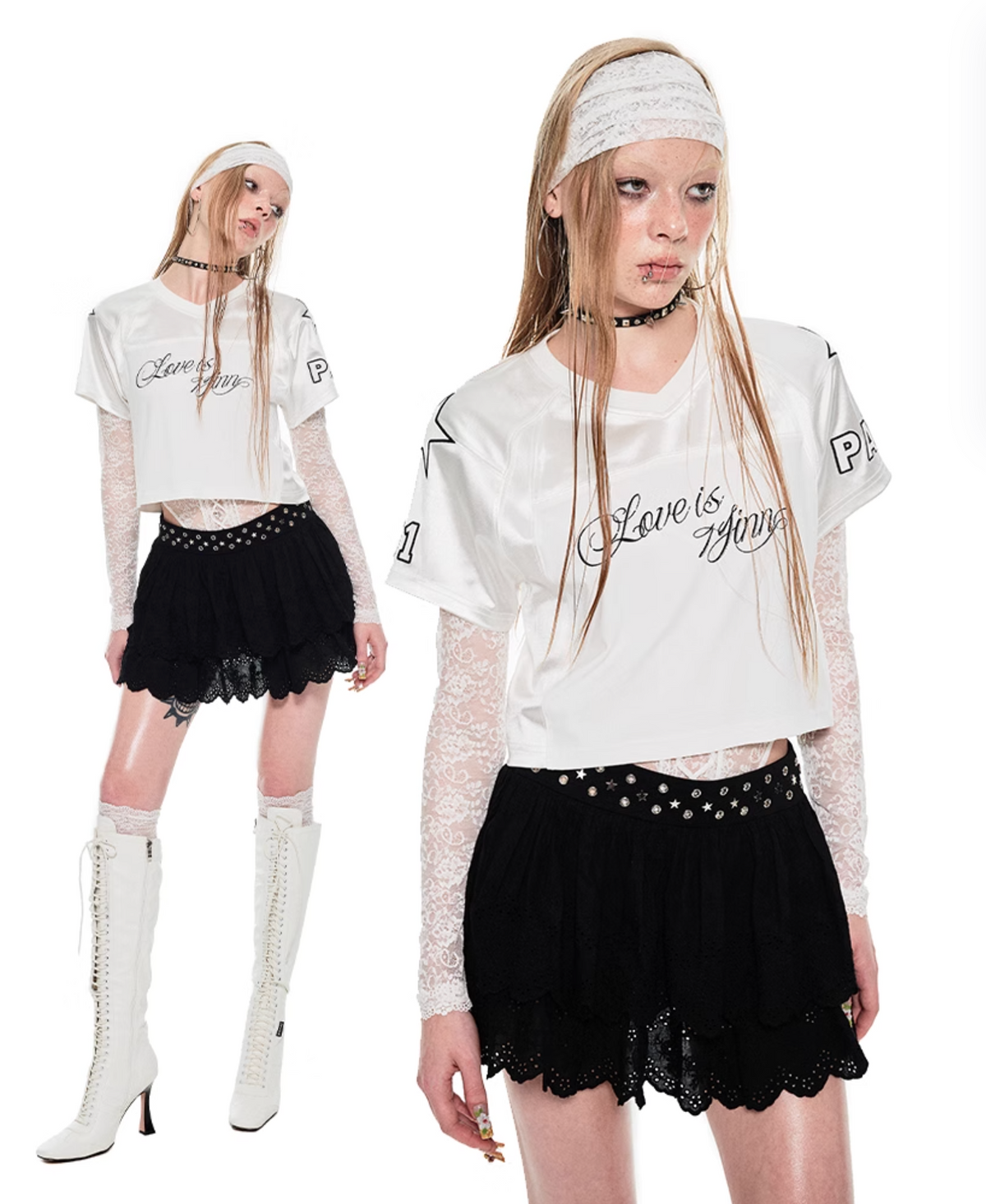 GUIZIO VINTAGE CROP T-SHIRT – 2colors