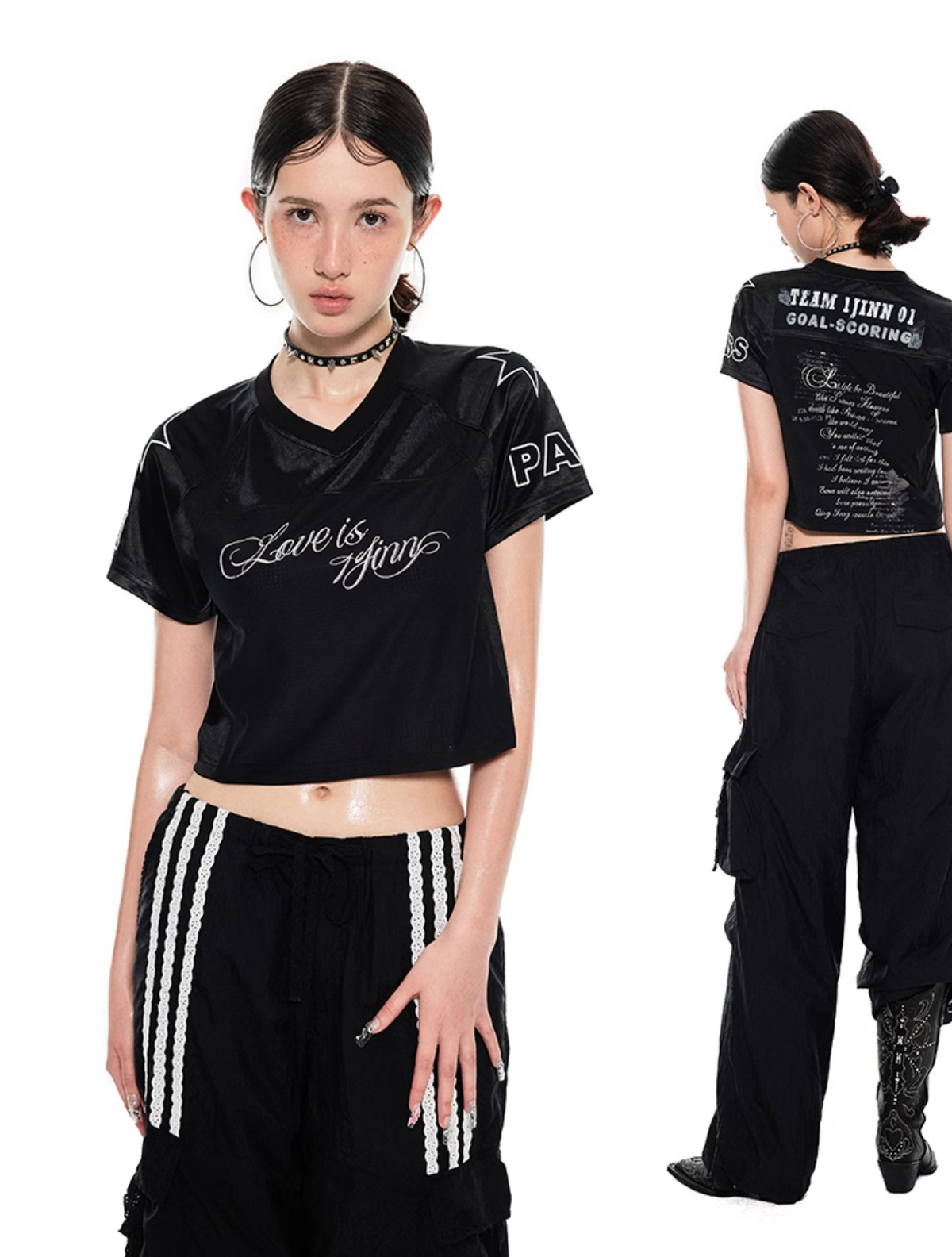 GUIZIO VINTAGE CROP T-SHIRT – 2colors