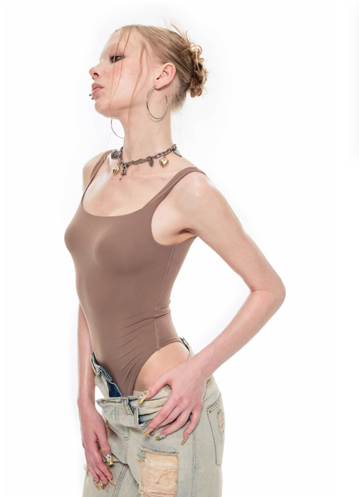 SQUARE NECK BODYSUIT – 4colors
